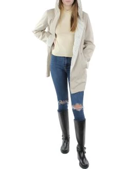 INTL d.e.t.a.i.l.s Womens Lightweight Hooded Raincoat