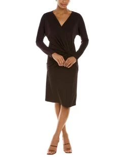 Josie Natori Side Knot Sheath Dress - women