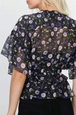 The Kooples Silk Top With Print in Black/Floral - women 9 The Kooples Silk Top With Print in Black/Floral - women -Cult of Individuality shop 13b596e52aa04aff9c4951fff713c6c6 1080x