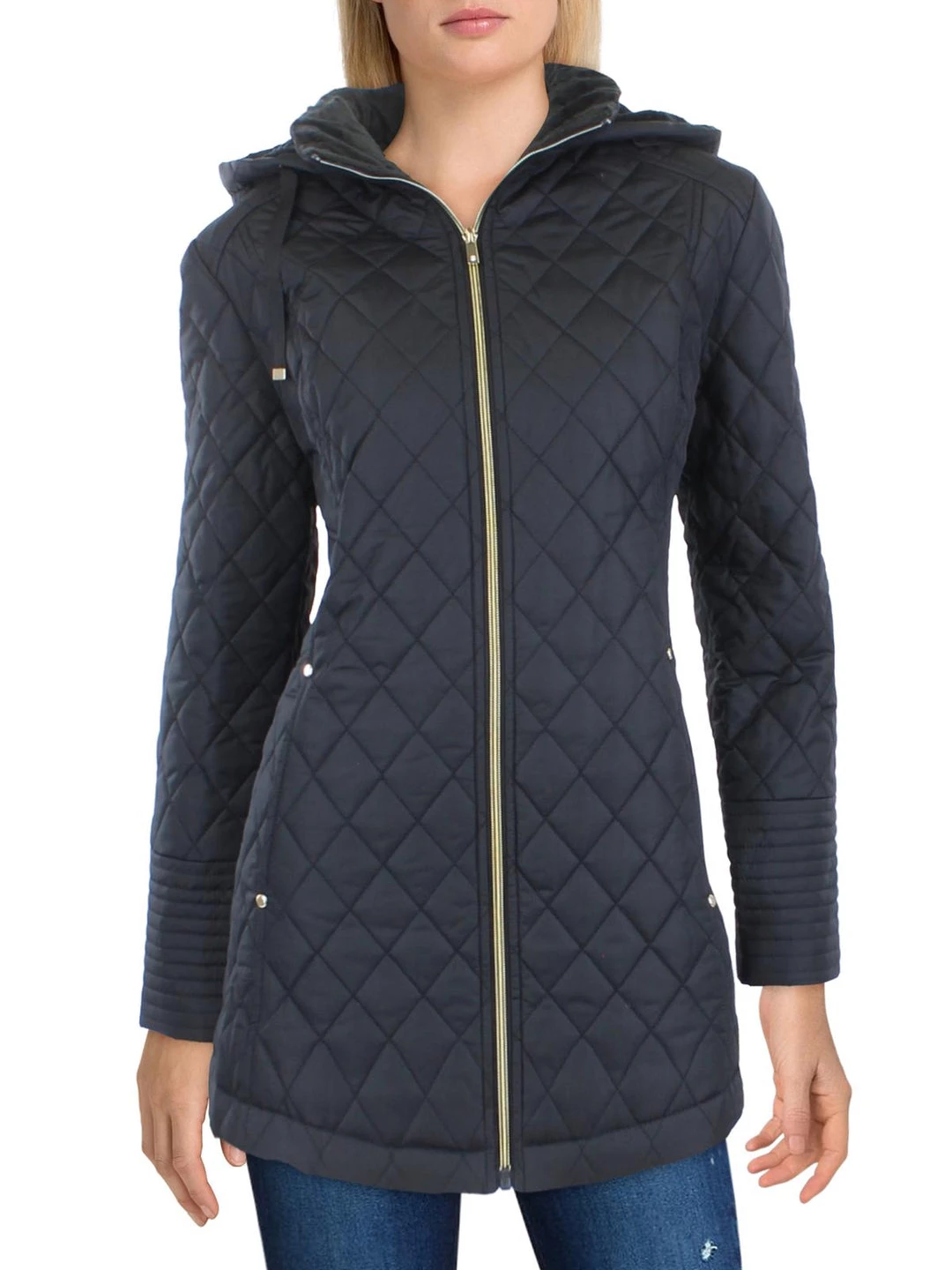 INTL d.e.t.a.i.l.s Womens Lightweight Short Quilted Coat 1 INTL d.e.t.a.i.l.s Womens Lightweight Short Quilted Coat