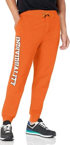 Cult of Individuality shop 50 Cult Of Individuality Men'S Fleece Sweatpants in Orange