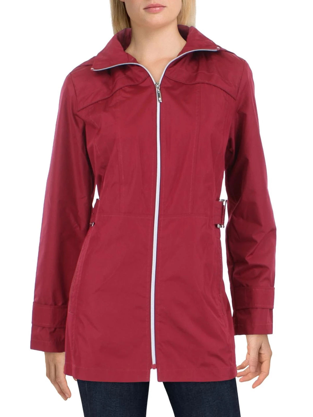 INTL d.e.t.a.i.l.s Womens Hooded Lightweight Parka Coat 1 INTL d.e.t.a.i.l.s Womens Hooded Lightweight Parka Coat