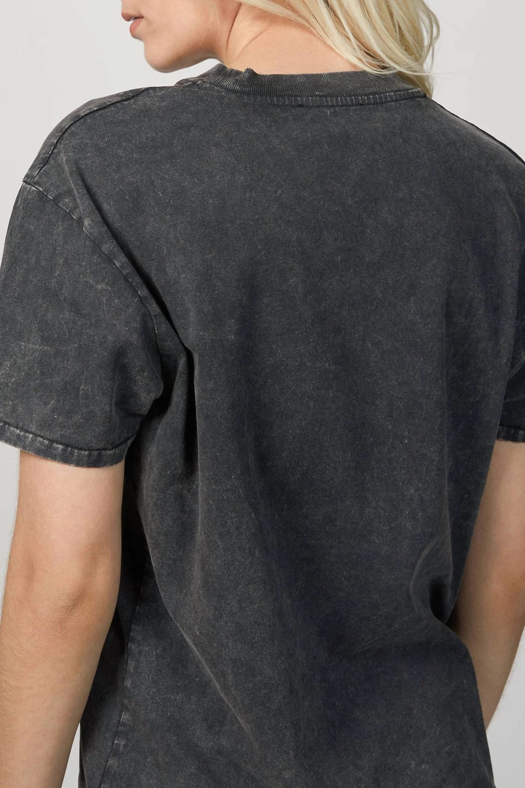 The Kooples Faded Black T-Shirt in Black - women 6 The Kooples Faded Black T-Shirt in Black - women - Image 6