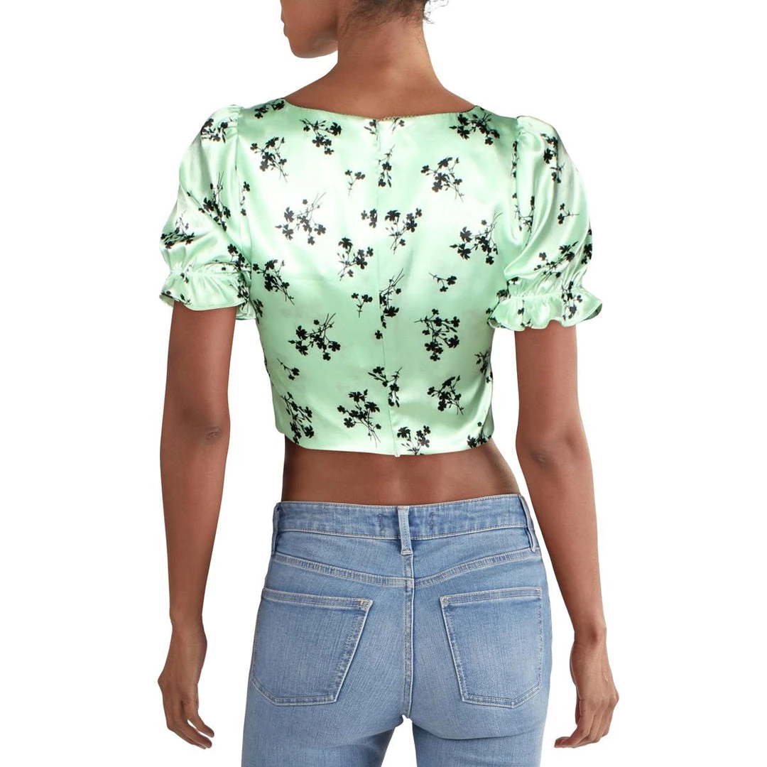 Likely Mona Womens Printed Ruched Top 2 Likely Mona Womens Printed Ruched Top - Image 2