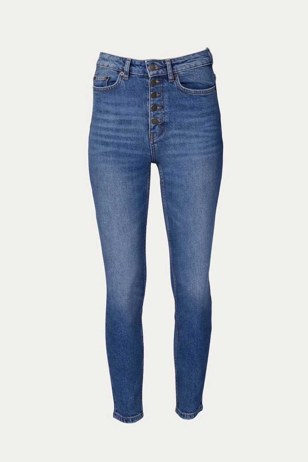 The Kooples Button Fly Jeans in Light Blue - women 2 The Kooples Button Fly Jeans in Light Blue - women - Image 2
