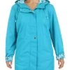 INTL d.e.t.a.i.l.s Plus Womens Midi Hooded Windbreaker Jacket