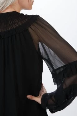 The Kooples Renaissance Smocked Shirt in Black - women 10 The Kooples Renaissance Smocked Shirt in Black - women -Cult of Individuality shop 57060c06a8484c1d8bb94757ddd9a7a1 1080x