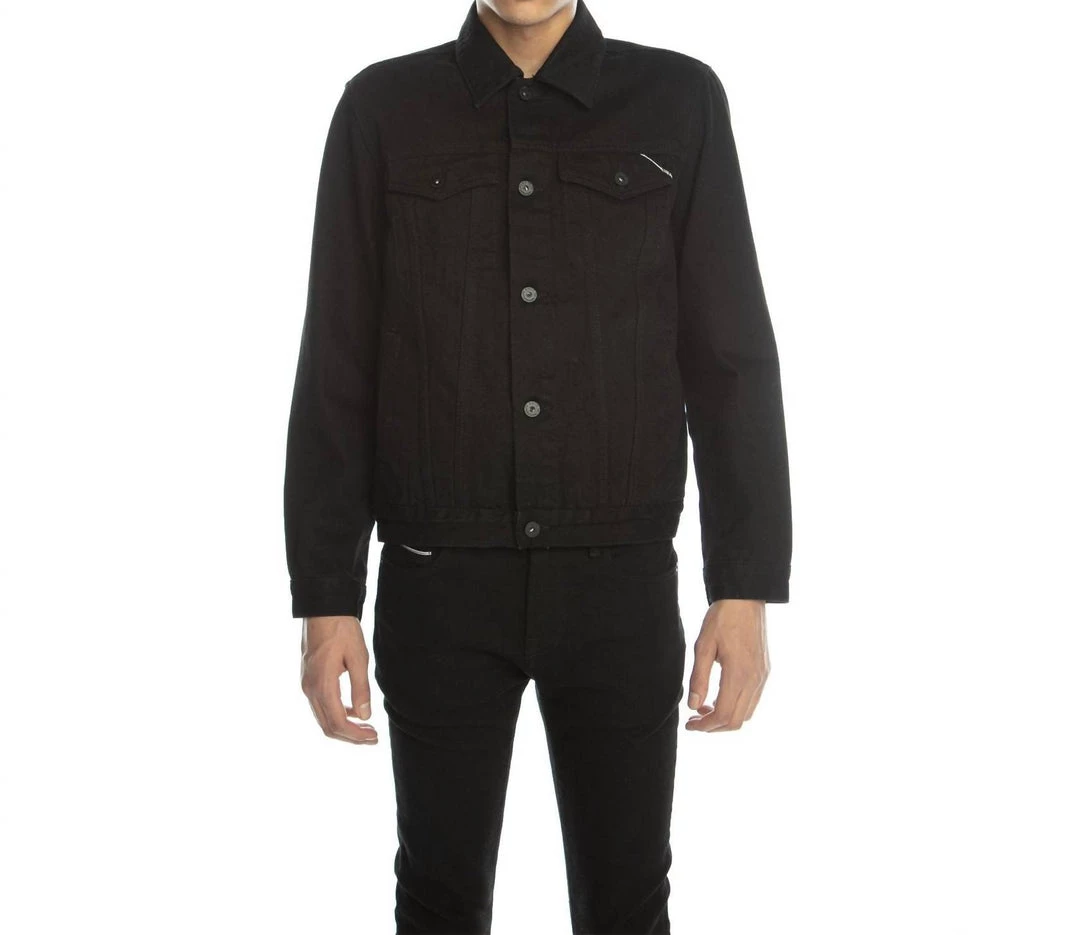 Cult Of Individuality Men'S Core Type Ii Denim Jacket in Black 1 Cult Of Individuality Men'S Core Type Ii Denim Jacket in Black