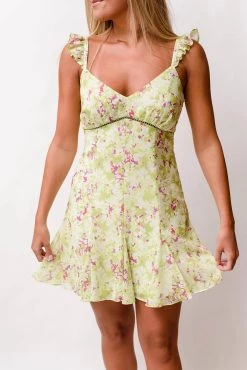 Likely Gavina Dress in Green Multi - women