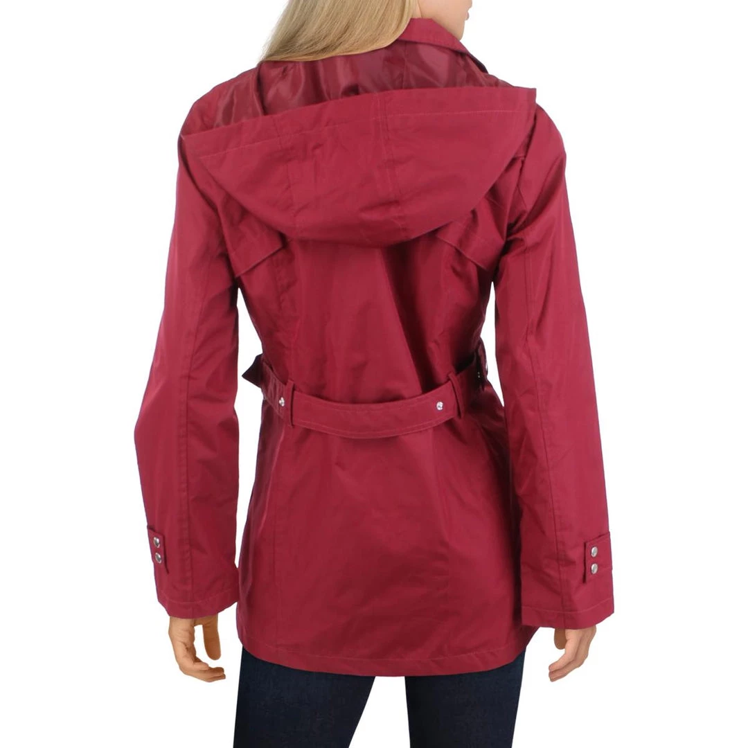 INTL d.e.t.a.i.l.s Womens Hooded Lightweight Parka Coat 2 INTL d.e.t.a.i.l.s Womens Hooded Lightweight Parka Coat - Image 2