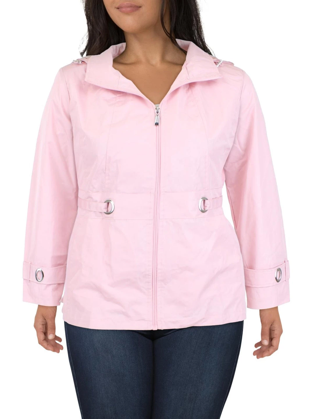 INTL d.e.t.a.i.l.s Womens Lightweight Midi Raincoat 1 INTL d.e.t.a.i.l.s Womens Lightweight Midi Raincoat