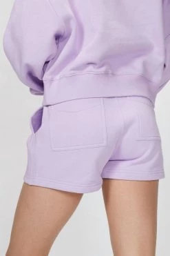 The Kooples Sweat Short With Logo in Purple - women -Cult of Individuality shop 6361f4ae44064de78c99a91a3ce258f8 1080x