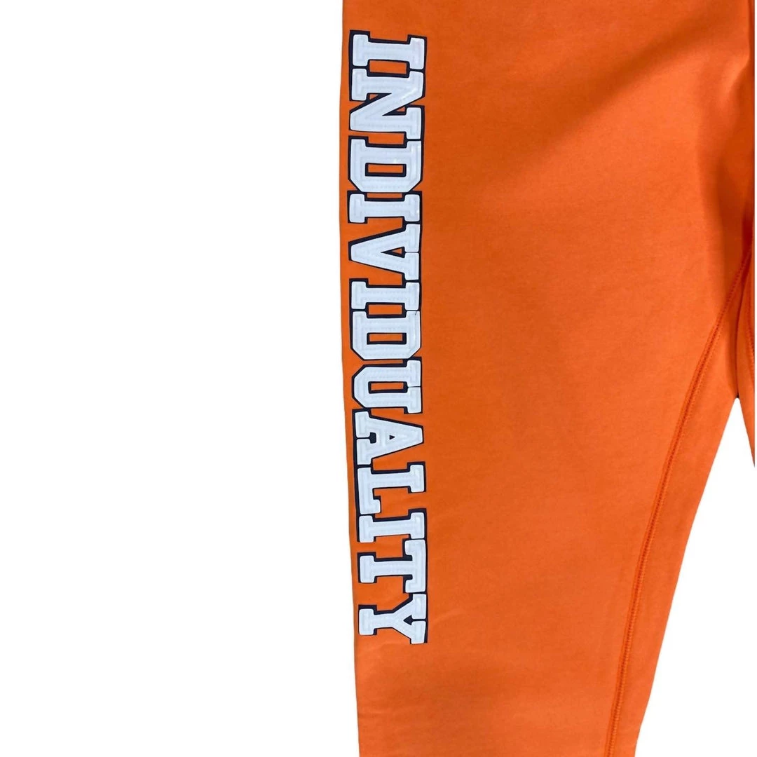 Cult Of Individuality Men'S Fleece Sweatpants in Orange 3 Cult Of Individuality Men'S Fleece Sweatpants in Orange - Image 3
