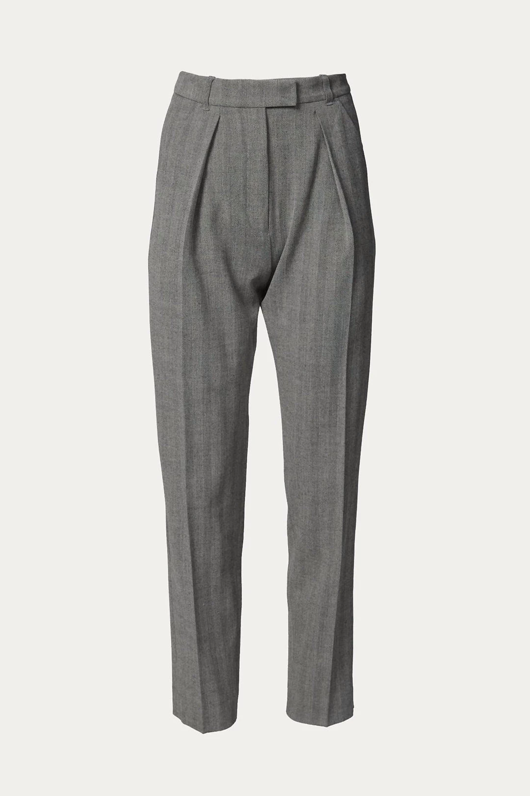 The Kooples Herringbone Suit Pants in Grey - women 2 The Kooples Herringbone Suit Pants in Grey - women - Image 2