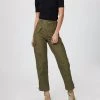 The Kooples Military Trousers in Army Green - women
