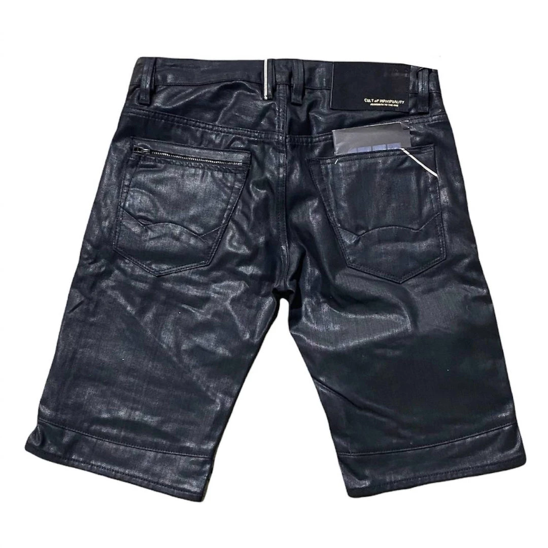 Cult Of Individuality Men'S Moto Short in Black 3 Cult Of Individuality Men'S Moto Short in Black - Image 3