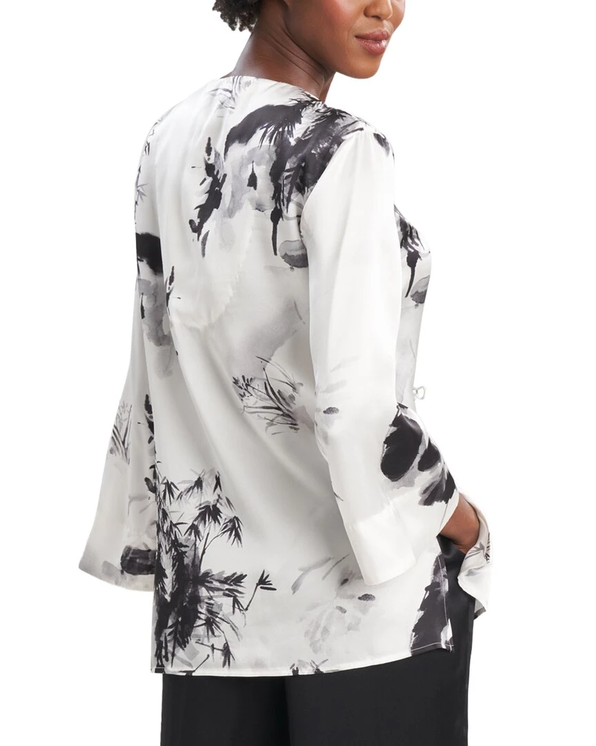 Josie Natori Mirai Silk Tunic Top - women 2 Josie Natori Mirai Silk Tunic Top - women - Image 2