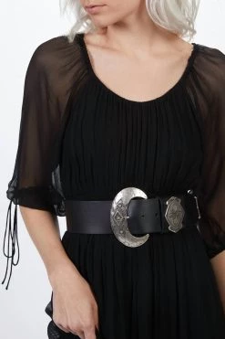 The Kooples Leather Belt With Metal Buckle in Black - women 9 The Kooples Leather Belt With Metal Buckle in Black - women -Cult of Individuality shop 83bfafbec701432fb1f241a3dc60cde2 5181ad6e 5712 458f a351 3db0d1028ae8 1080x