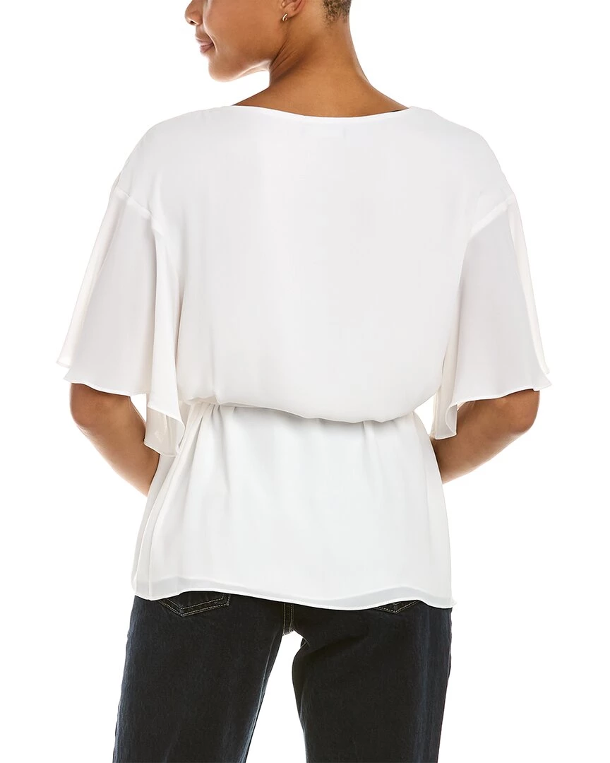 Josie Natori Flutter Sleeve Top - women 2 Josie Natori Flutter Sleeve Top - women - Image 2