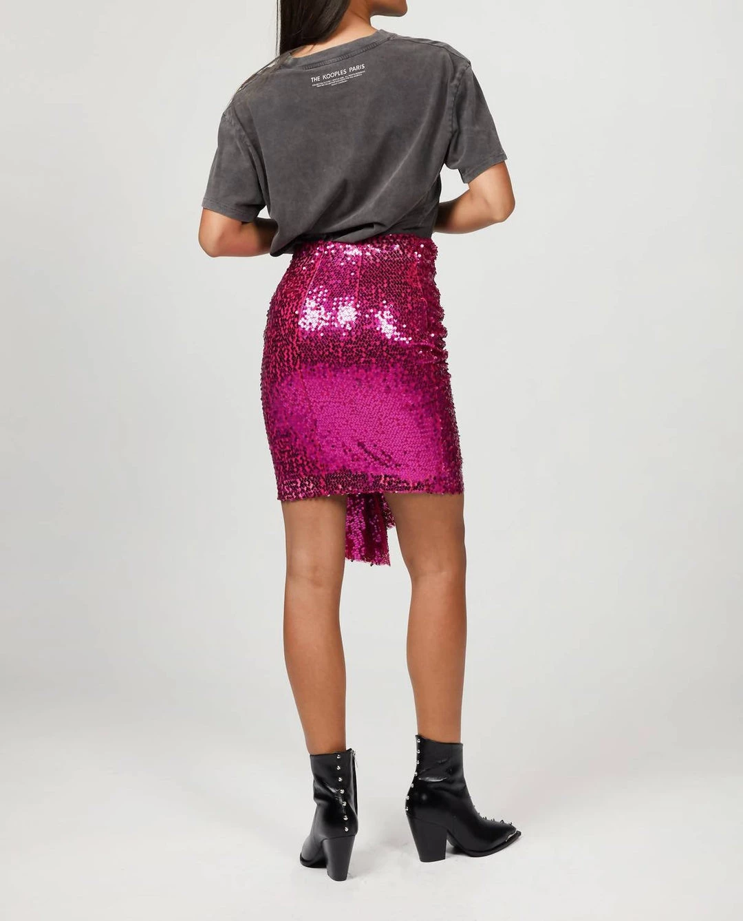 The Kooples Skull T-Shirt in Black - women 3 The Kooples Skull T-Shirt in Black - women - Image 3