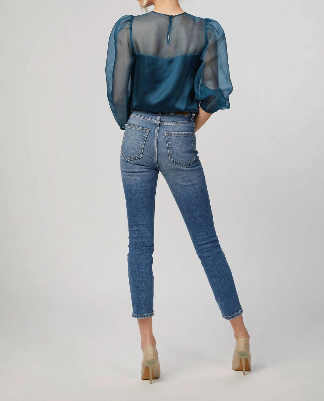 The Kooples Button Fly Jeans in Light Blue - women 3 The Kooples Button Fly Jeans in Light Blue - women - Image 3