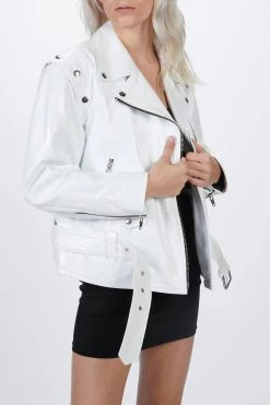 The Kooples Leather Jacket in White - women -Cult of Individuality shop 93cd96eaa5d748b2bfe38053eed73534 1080x