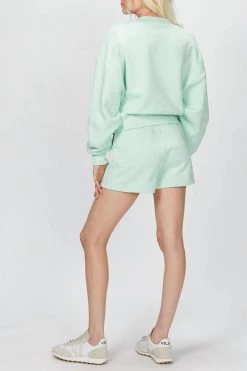 The Kooples Sweatshirt With Logo in Mint Green - women -Cult of Individuality shop 93f129421b6043fe8b74906c399caf37 1080x