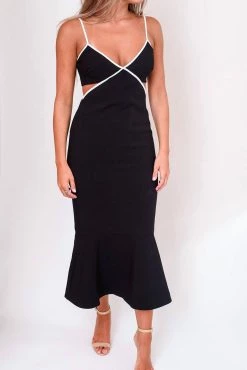 Likely Adabell Dress in Black/White - women