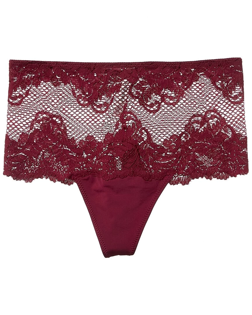 Le Mystere Lace Allure High-Waist Thong - women 1 Le Mystere Lace Allure High-Waist Thong - women