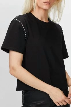 The Kooples T-Shirt With Studs in Black - women 8 The Kooples T-Shirt With Studs in Black - women -Cult of Individuality shop a3d97c41452741189446d17bfc4ac593 1080x