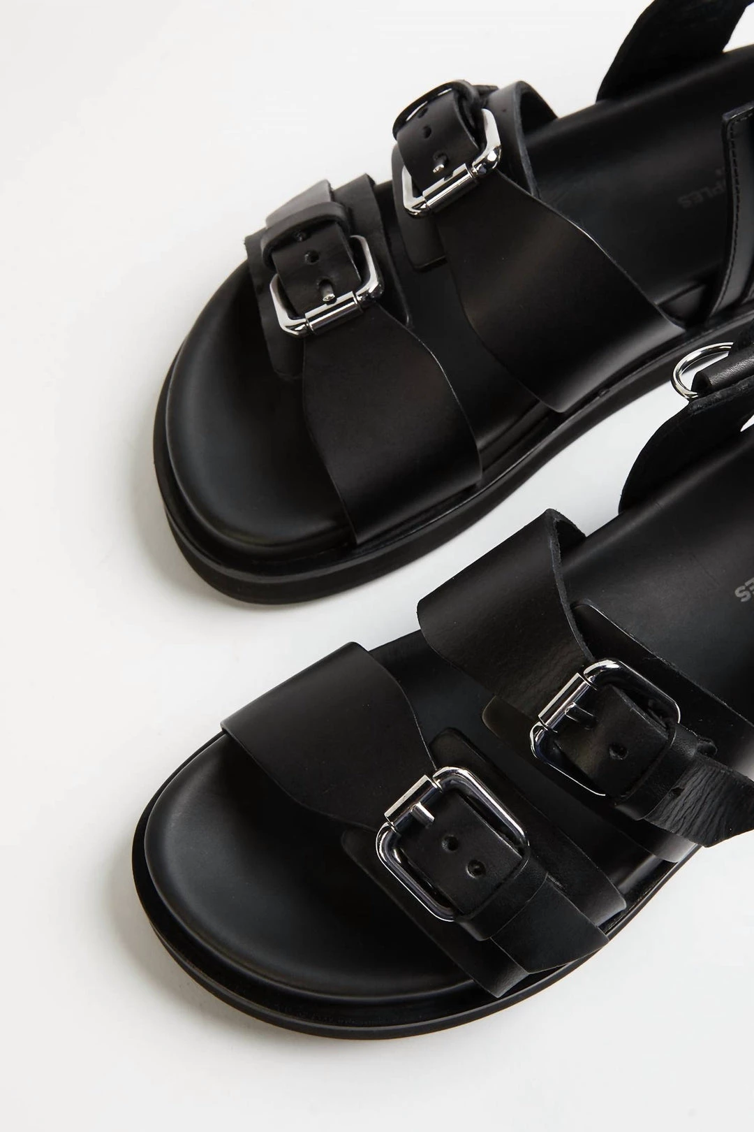 The Kooples Wedge Sandals With Ankle Tie in Black - women 2 The Kooples Wedge Sandals With Ankle Tie in Black - women - Image 2