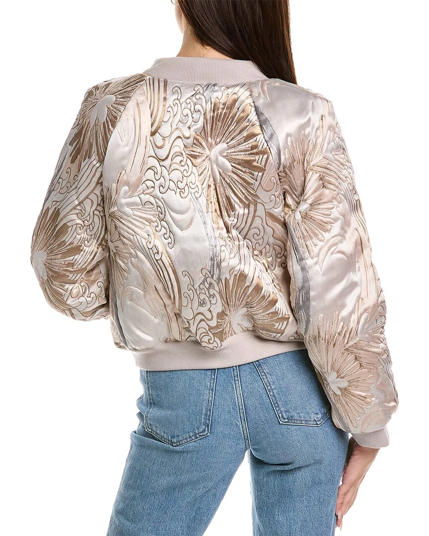 Josie Natori Wintertide Jacquard Jacket - women 2 Josie Natori Wintertide Jacquard Jacket - women - Image 2