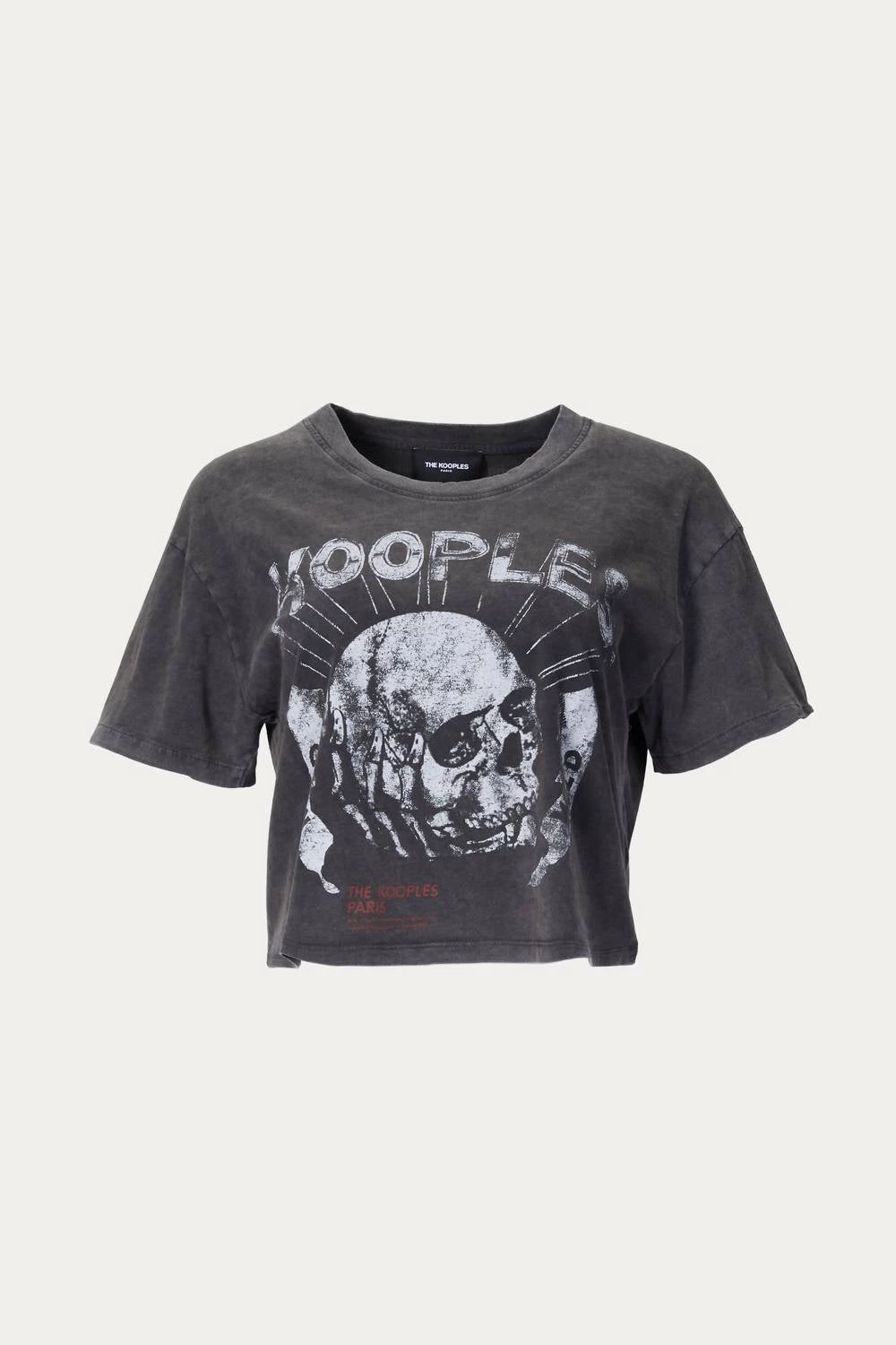 The Kooples Skull T-Shirt in Black - women 2 The Kooples Skull T-Shirt in Black - women - Image 2