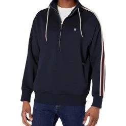Cult Of Individuality Men'S Pullover Top in Navy