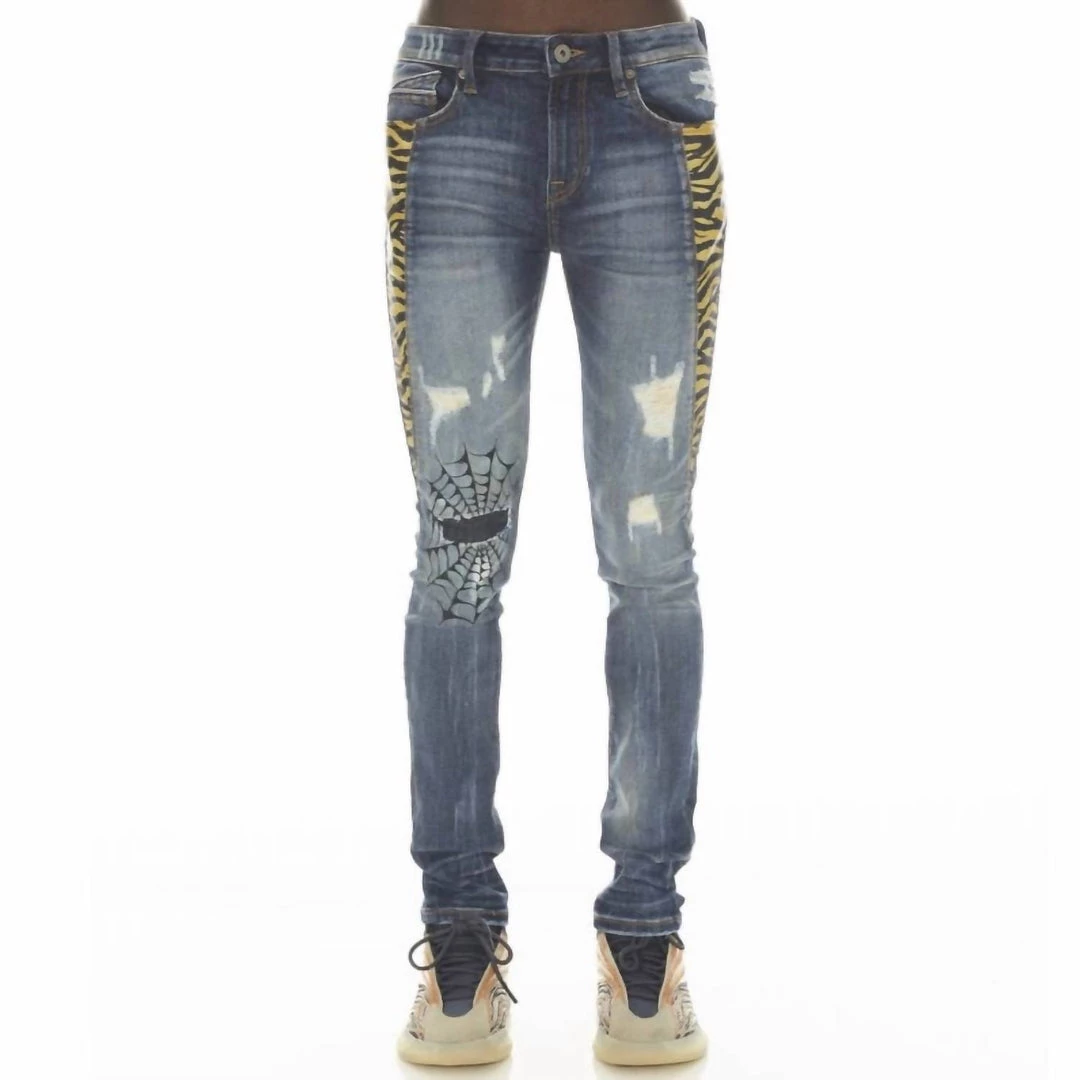 Cult Of Individuality Men'S Punk Super Skinny Denim in Tiger 1 Cult Of Individuality Men'S Punk Super Skinny Denim in Tiger