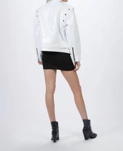 The Kooples Leather Jacket in White - women -Cult of Individuality shop cfa7267f0b814153888684e202e422e7 1080x