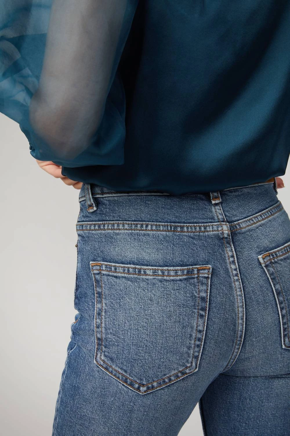 The Kooples Button Fly Jeans in Light Blue - women 4 The Kooples Button Fly Jeans in Light Blue - women - Image 4