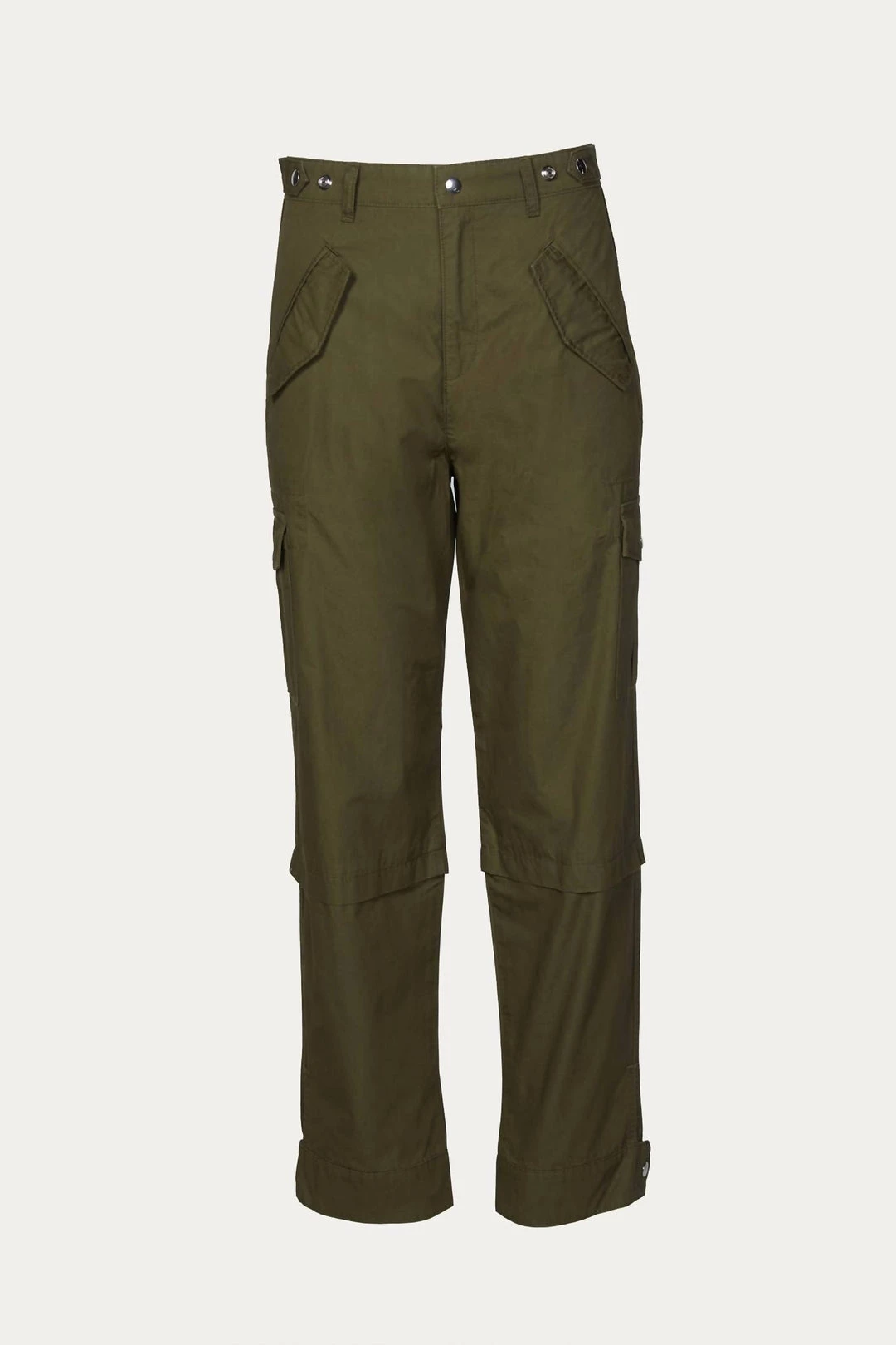 The Kooples Military Trousers in Army Green - women 2 The Kooples Military Trousers in Army Green - women - Image 2