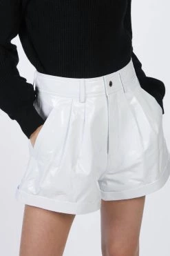 The Kooples Leather White Shorts in White - women 9 The Kooples Leather White Shorts in White - women -Cult of Individuality shop e67949111b3945029c54a97e8a89f50d 1080x