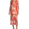 Josie Natori Kairaku Garden Silk Plunging Gown - women