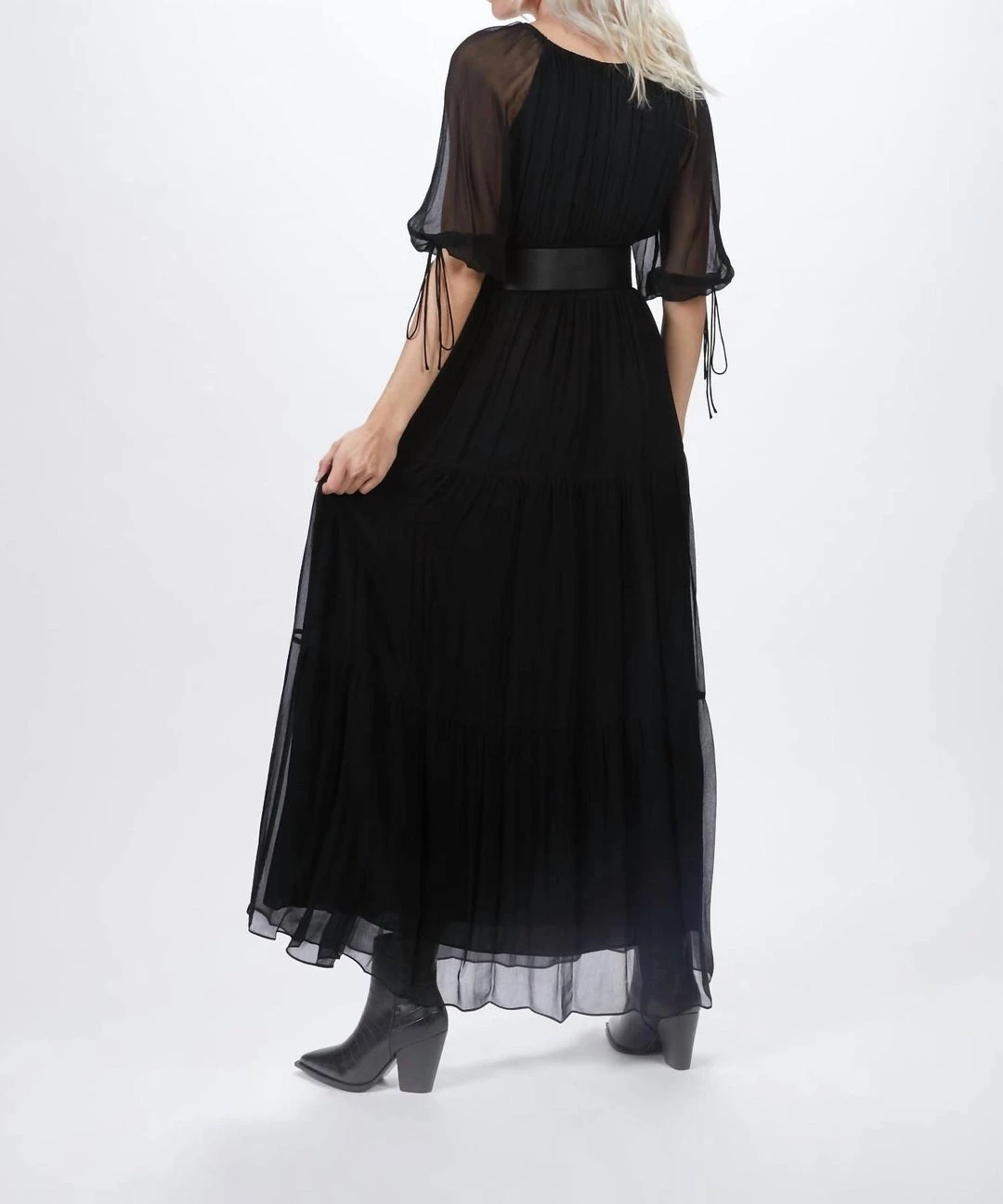 The Kooples Leather Belt With Metal Buckle in Black - women 3 The Kooples Leather Belt With Metal Buckle in Black - women - Image 3