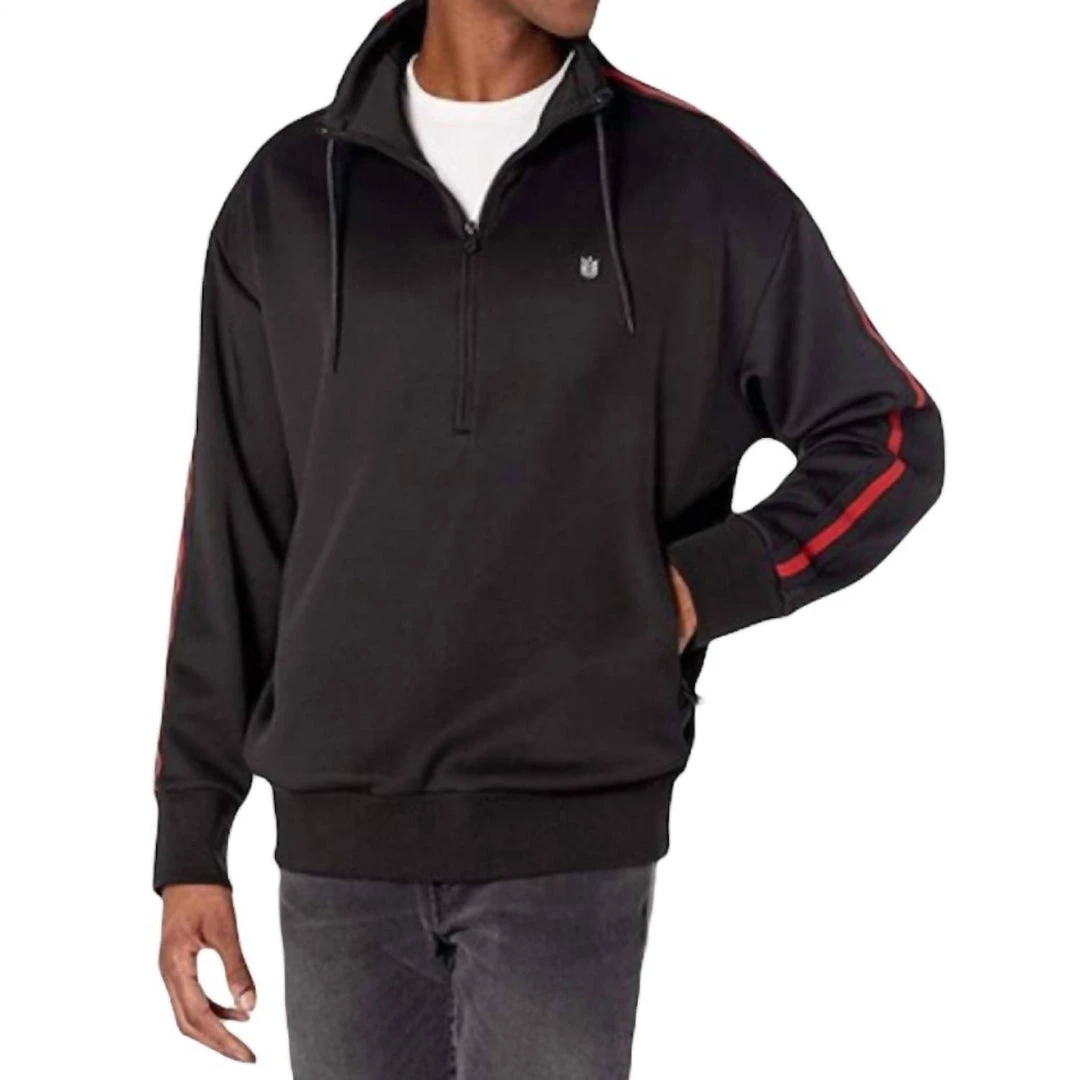 Cult Of Individuality Men'S Pullover Top in Black 1 Cult Of Individuality Men'S Pullover Top in Black